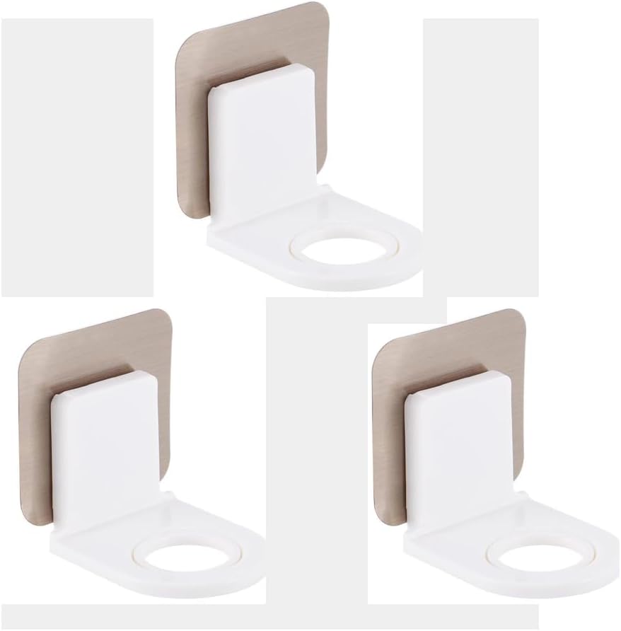 3 shampoo holder seamless hooks for shower bottles.