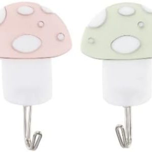 6 ball-shaped decorative seamless hooks for coats/keys.